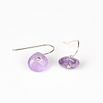 Boucles d'Oreilles Discrète Améthyste